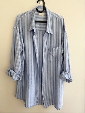 Aritzia Wilfred Relaxed Linen Shirt